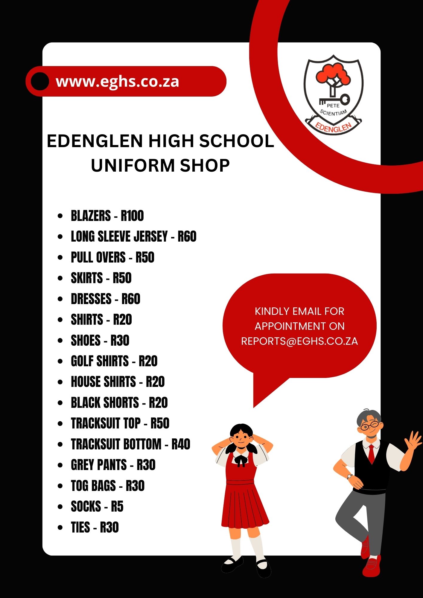 EGHS News – EDENGLEN HIGH SCHOOL