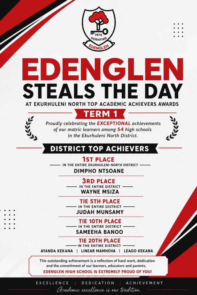 EGHS News - EDENGLEN HIGH SCHOOL